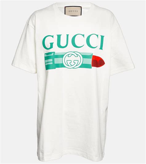 gucci white shitt|Gucci jersey t shirt.